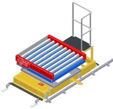 lift table and mechanical tiltable roller conveyor roller