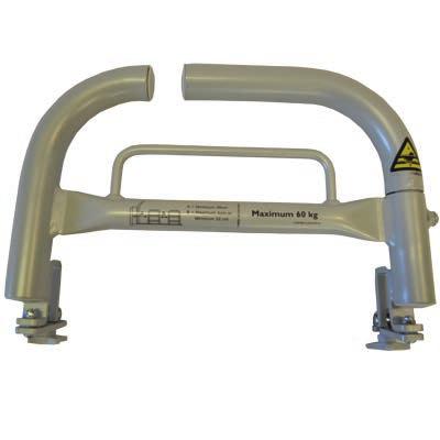 Hospital eds Verso Side Support Rail (Fold Down) Program Consultant approval required. This is 3 4-length rail provides a unique collapsible folding solution, 3 4 Rail Model #EVSR-1823 59" L x 15" H.