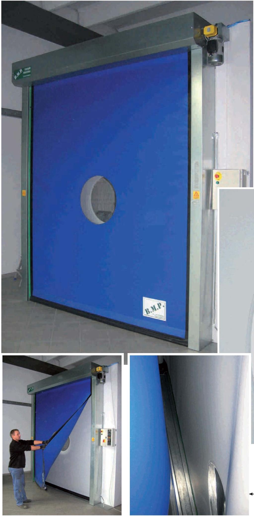 Designed For Freezer Doorways With A Continuous Flow Of Traffic TWO CURTAINS - WHY?