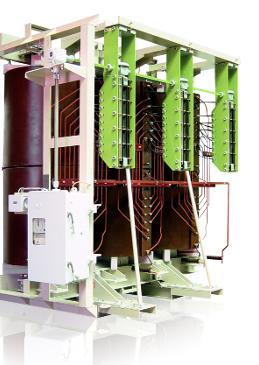 Dry Transformer The widest product portfolio Power and voltage range produced From 10 kva to 63 MVA From Low