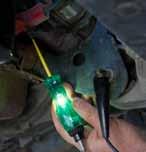 The probe is insulated with highvisibility shrink tubing to prevent the possibility of shorting the side of the probe
