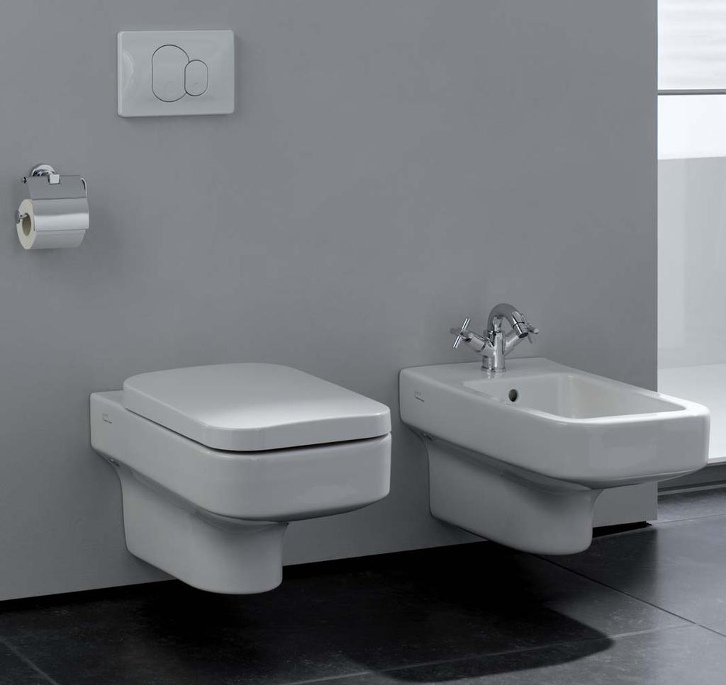 WATER JEWELS Wall-mounted Toilet - Art.