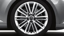 Standard Equipment and s / Avant / Avant Wheels, suspension and driving dynamics 18 Audi Sport alloy wheels in 5-twin-spoke design with 245/40