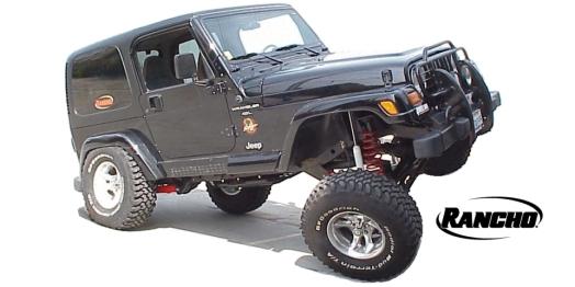 INSTALLATION INSTRUCTIONS 88056 FOR RANCHO ROCK CRAWLER SUSPENSION SYSTEM RS6506: JEEP WRANGLER (TJ) Rev B READ ALL INSTRUCTIONS THOROUGHLY FROM START TO FINISH BEFORE BEGINNING INSTALLATION