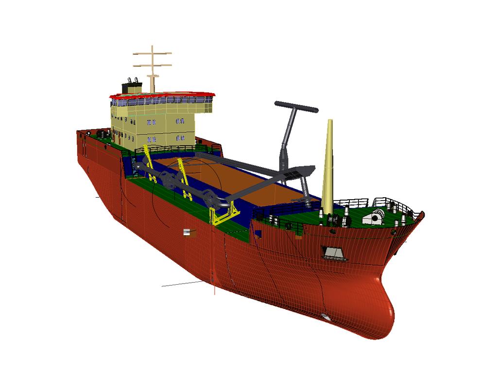 In General The vessel is designed as a single screw motor vessel. Intended to be used for worldwide services.