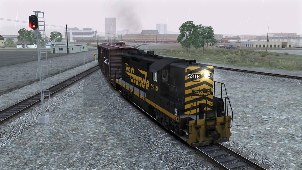 [SLC 1.07] D&RGW SHORT LINE TRANSFER D&RGW's job between its own Roper Yard and the Union Pacific's North Yard in Salt Lake City was called the Short Line Transfer.