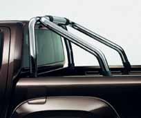 Opens on two compressed-gas struts and covers the whole rear load area. Available pre-painted in six Amarok colours. Fitted price ex VAT 1,240.