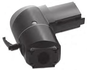 15 (variant A tilted back, variant B tilted forward) Customised coupling for Siemens SIMATIC Pro, angle of rotation 300 with stop, fixed tilt of 15, installation opening including screw-fit plastic