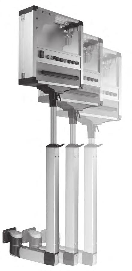 CS-3000 HV Vertically adjustable modules for optimum ergonomics With the vertically adjustable CS-3000 HV, BERNSTEIN offers an innovative expansion to the CS-3000 suspension system.