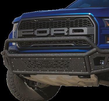 accessible through the front entry points Offers maximum ground clearance 7 gauge plated bumper that is laser cut, formed, and