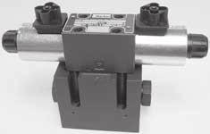 echnical Information General directional control valves are 5-chamber, pilot operated, solenoid controlled valves. he valves are suitable for manifold or subplate mounting.