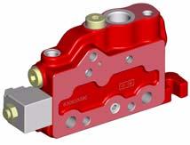 75 (22 mm depth, see note*) SF = sliding frame release lock solenoid valve VRC = flow control drain valve CV = pilot tank line check valve (option) hreads 4 3 ls (option) C p (option) BS 3/4" 1 3/8"