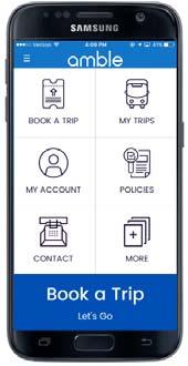 reservations and trip details Personalize account profiles and