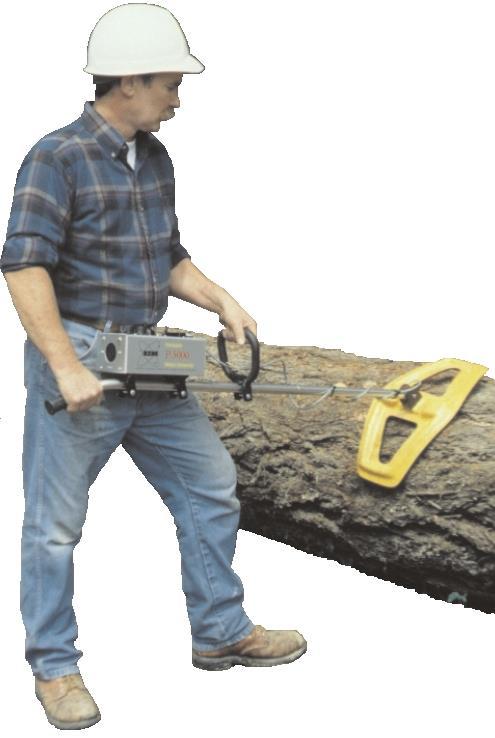 ENVIRONMENT SCAN IN A METAL FREE ENVIRONMENT Remember that a metal detector will not only detect metal in the log, or lumber, but in the surrounding area as well.