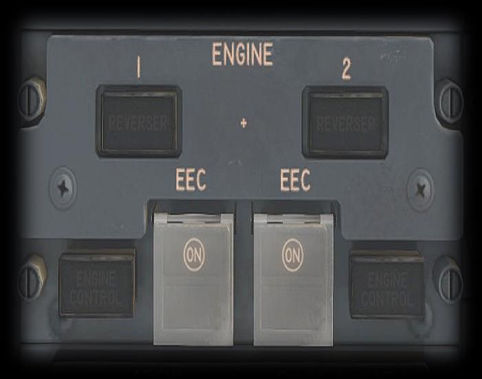 The illuminated rotaries below the buttons behave as toggle switches, and are used to activate, or deactivate the associated audio source.