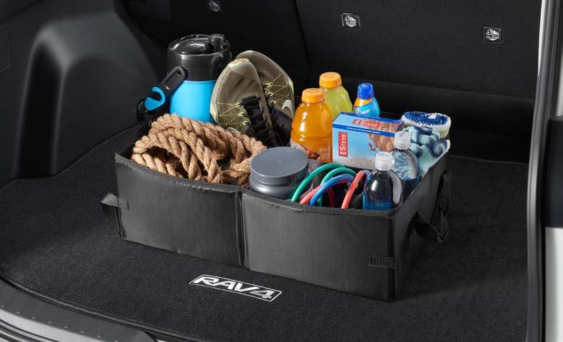anchors in the cargo area Cargo Tote 2 Versatile cargo tote secures a variety of items and helps keep them in place.