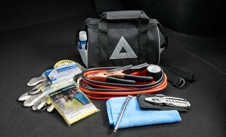 waterproof, heat-reflective survival blanket; and stainless steel scissors Emergency Assistance Kit This multi-functional kit contains tools you may need for unexpected emergencies.