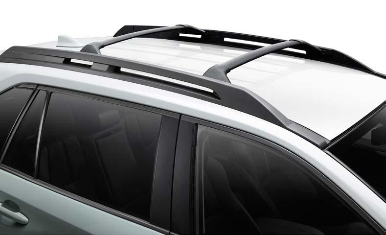 EXTERIOR ACCESSORIES Roof Rack Cross Bars 2 Mount directly to the roof rails to help carry additional cargo.