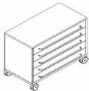 Schoolworks Storage - Low Cabinets - See Pg. 6 for Laminate color options Cabinet, 4 drawers, glides 36 24 28 ST.SW.LC.4DR.G.362428 $2,296 48 24 28 ST.SW.LC.4DR.G.482428 $2,557 Cabinet, 4 drawers, casters 36 24 28 ST.