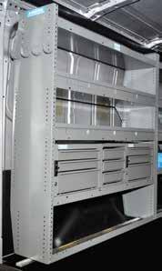 Adjustable Shelving Transit & Transit Connect THE NEXT GENERATION OF CARGO MANAGEMENT SOLUTIONS Tools, equipment and cargo come in all shapes and sizes and until now, there hasn t been a shelving