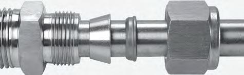 he -OK range of connectors has been developed to fill the rapidly increasing demand for tube fittings suitable for high pressure use in environments such as petrochemical, fluid, power, nuclear,