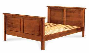 390H BED OPTIONS Slat Bed - High Foot End -