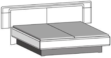 Comfort studio beds Bed headboard with wooden panel Comfort studio bed Bed headboard with wooden panel 160x190 cm 217.0 199.5 270330 160x200 cm 217.0 209.5 270331 Bed sides and Bed footboard ht. 42.