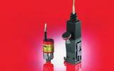 Page 36-37 Piston pressure switch, ready-wired, IP67 Switching point can be set by the customer after potting.
