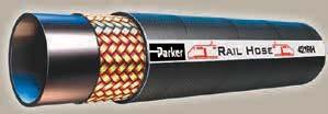 DN Medium Pressure Railway 421RH No-Skive Fire-retardant cover Primary Applications General medium-pressure hydraulic and pneumatic systems as well as water and oil cooling circuits Type Approvals