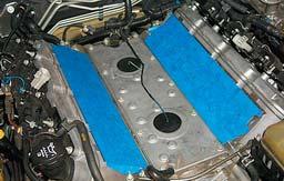 33. Cover the intake ports with tape or clean rags to keep