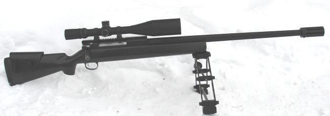 Length: 1165 mm Feed Mechanism: 10 rounds detachable box magazine Bora JNG-90 sniper rifle was developed by Turkish state-owned arms making company MKEK.