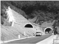 minimum road tunnel safety > 500m long Structural design Ventilation