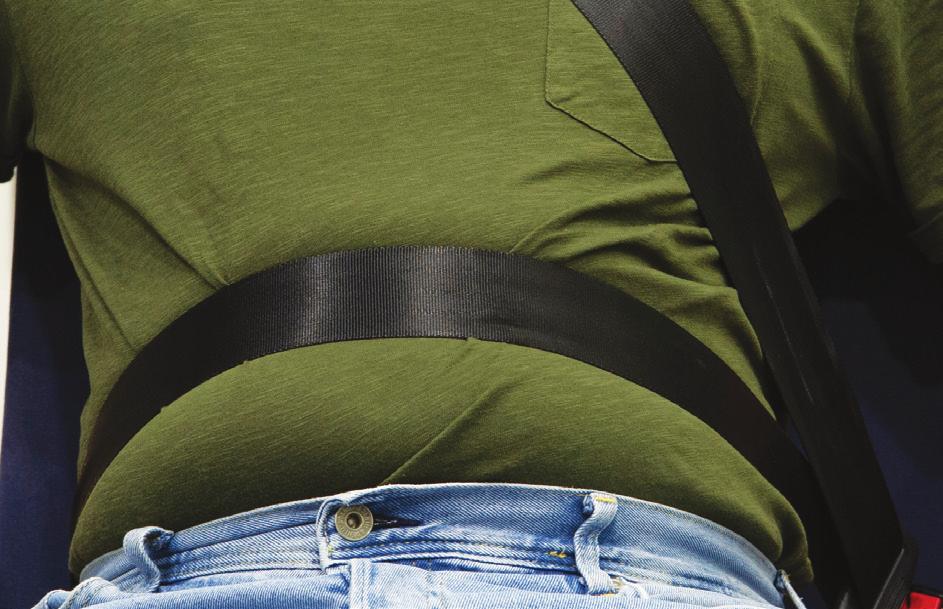 As we get older our body shape changes and achieving good belt positioning might need more attention.