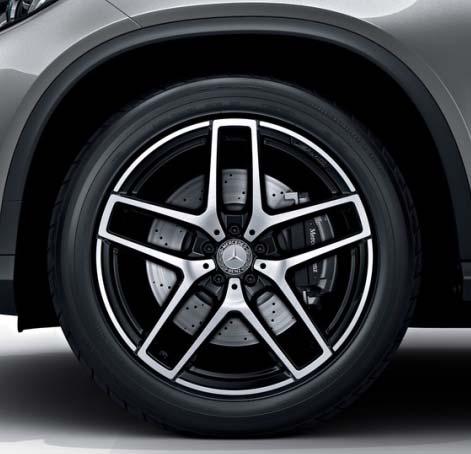 Tires with Compact Spare 22 AMG Multi-Spoke Bicolour (759)