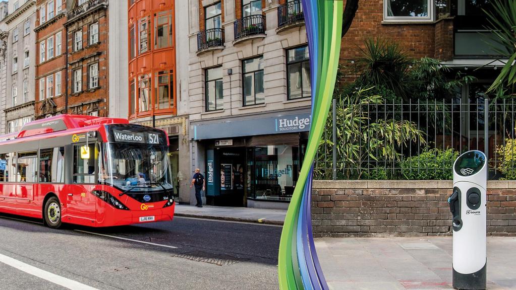 Electrification of bus depots Close collaboration with operators, transport authorities & bus companies Close to 100 points installed across London 43 points at Waterloo Bus Depot for Go-Ahead London.