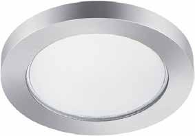 Disc ceiling recessed ring IP44 with GU10 socket for wet areas incl. GU10 ceramic socket max.