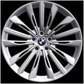 Wheels 20" Light alloy Star Spoke wheels, forged and polished with performance RFT $1,300 $1,300 Front: 208.5, 245/40 R20 Rear: 2010.