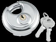 95 BULLY LOCKS STAINLESS ROUND PADLOCK Armor protected and case-hardened