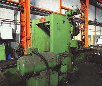 Diameter: 135mm, Ram Dimensions: 510 x 510mm Butler Double Column Elevating Rail Planer with 2 x