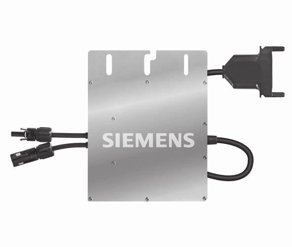 Renewable Products Siemens Microinverter Features and Technical Data NEW Microinverters with integrated ground The newly introduced Microinverters with integrated ground delivers increased energy