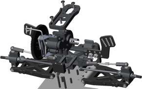 Fir Brake Bracket with both crescent shape cutouts facing the same direction. - Install the Brake Bracket onto the transmission so that the Brake Disc is between the Bracket and Shoe.