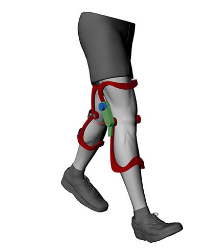 Chapter 4: Energy Capturing Knee Brace An energy-capturing knee brace uses the kinetic energy of your moving leg to charge a battery. The knee brace has a generator inside it.