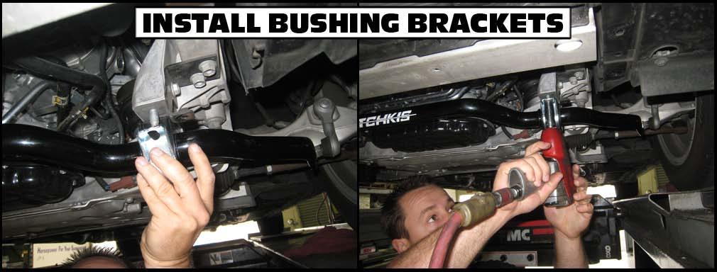 support it until you install the bushing