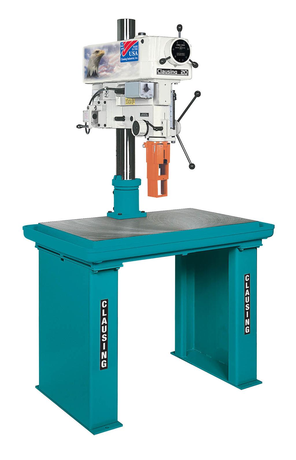 MULTIPLE 20 MULTIPLE SPINDLE SPINDLE DRILL DRILL PRESSES PRESSES 20 (508MM) MULTIPLE SPINDLE DRILL PRESSES Clausing multiple spindle drills can be custom built with up to four 20 heads.