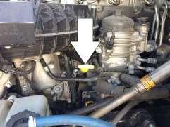 Power Steering Fluid Reservoir- Properly Mounted and Secure Not Cracked, Bent, or Broken.