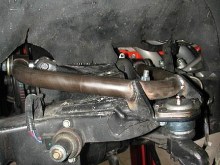 Installation Instructions 1. On some cars, to remove the upper control arm you must remove the bolts, which are pressed into the frame.
