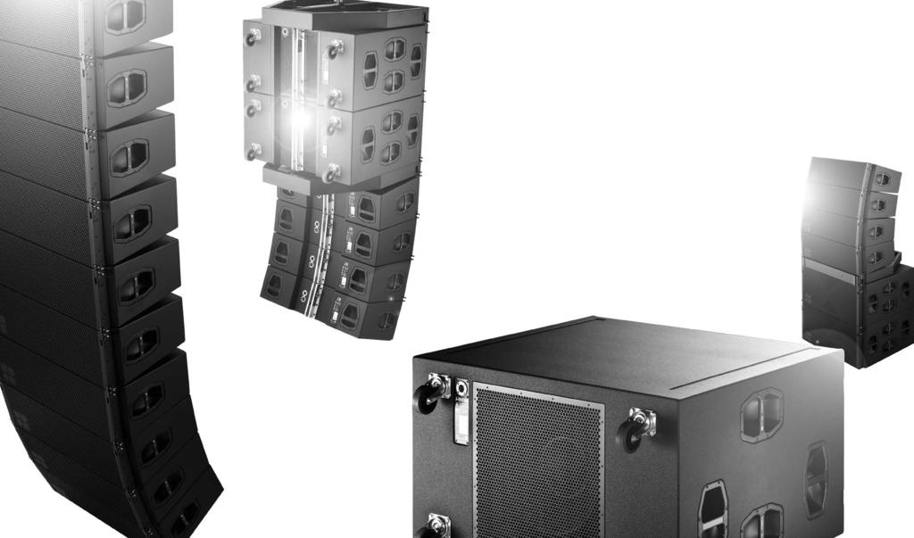 The J-Series line array system is designed specifically for use in large-scale sound reinforcement applications.