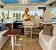 thanks to standard bow and stern thrusters. For the ultimate in pampering, you even have the option of adding a crew quarters.