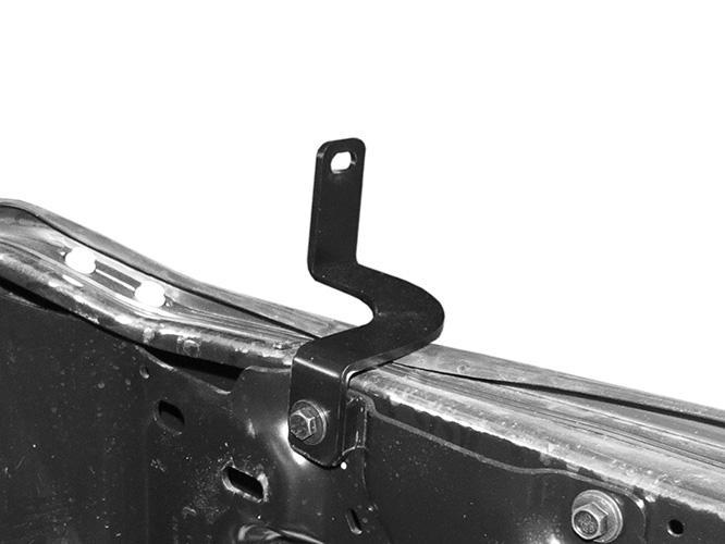 Attach Top Support Brackets to back of bumper and