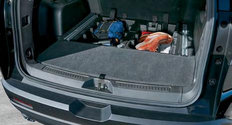 All Terrain five-passenger models also add two covered under-floor bins to